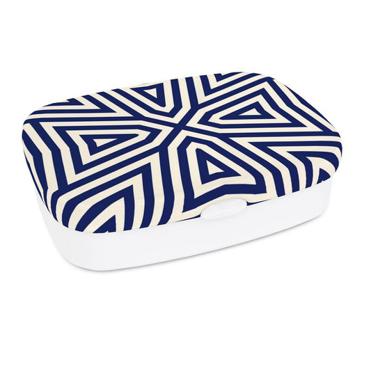 Navy Modern Pet Lunch Box