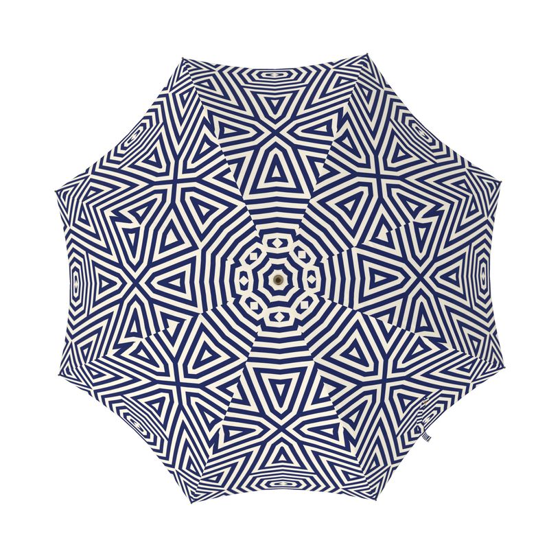 Navy Modern Graphic Umbrella