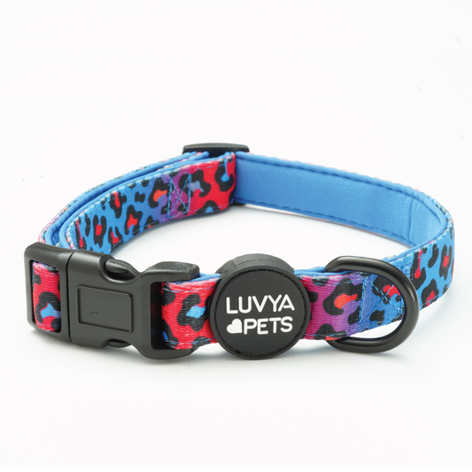 Bowie Animal Print Dog Collar