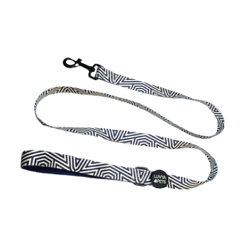 Navy Graphic Dog Leash