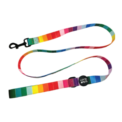 LuvYa Rainbow Print Dog Leash