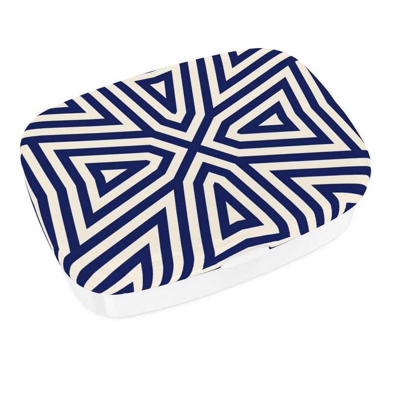 Navy Modern Pet Lunch Box