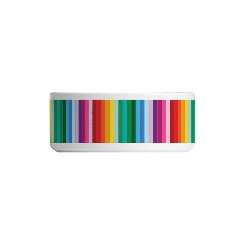 Ceramic Pet Bowls, LuvYa Rainbow