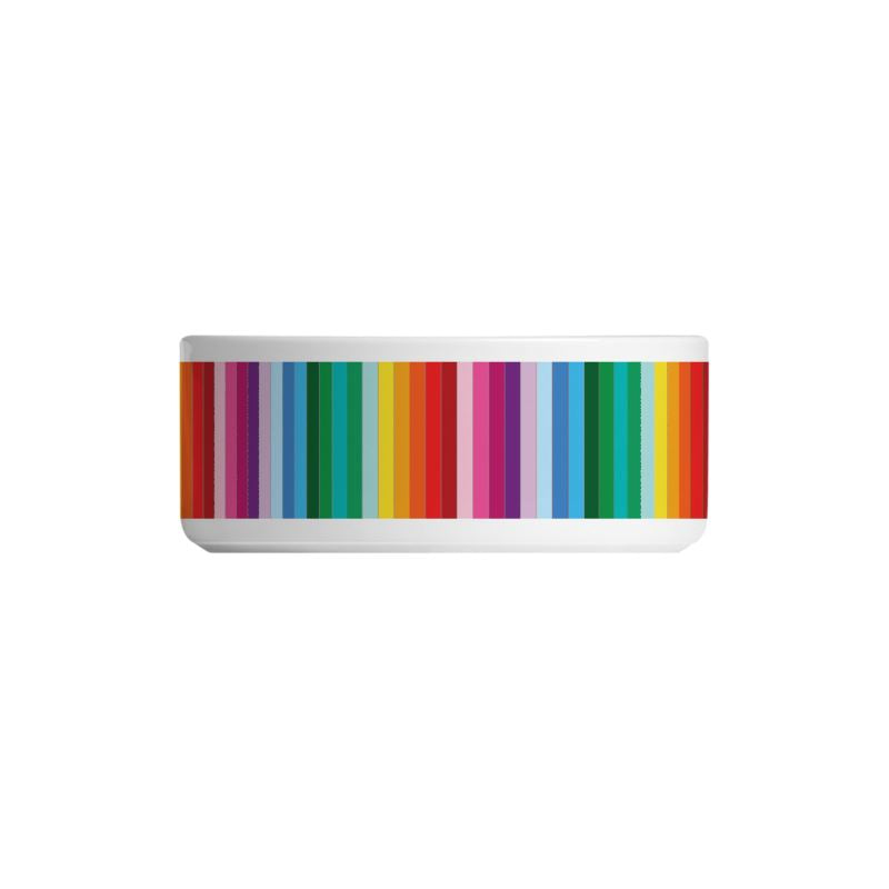 Ceramic Pet Bowls, LuvYa Rainbow